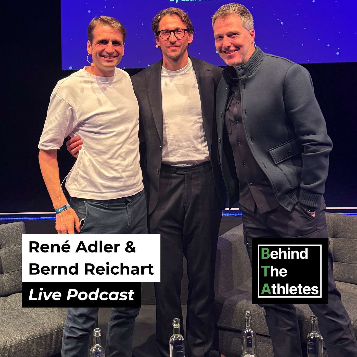 #140: Goldene Zeiten in Entrepreneurship und Sport? Mit René Adler & ehem. RTL CEO Bernd Reichart - Live Podcast