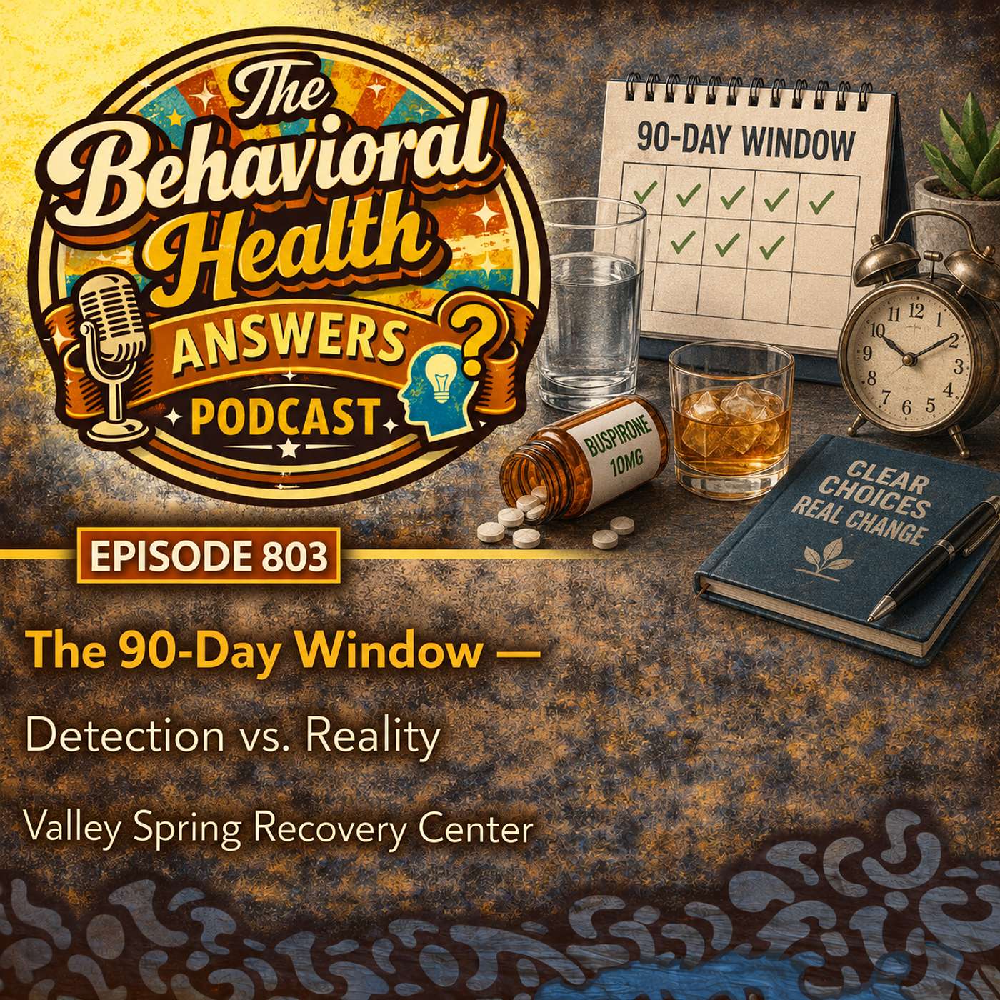 Episode 803: The 90-Day Window - Detection vs. Reality | Valley Spring Recovery Center episode artwork