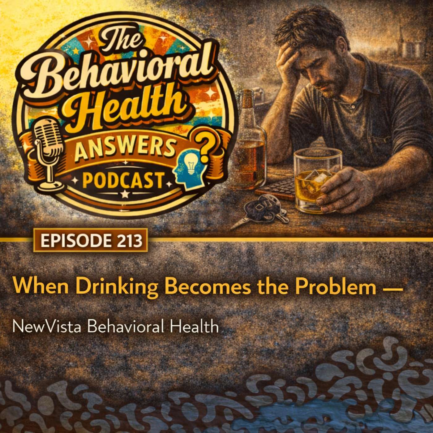 Episode 213: When Drinking Becomes the Problem | NewVista Behavioral Health episode artwork