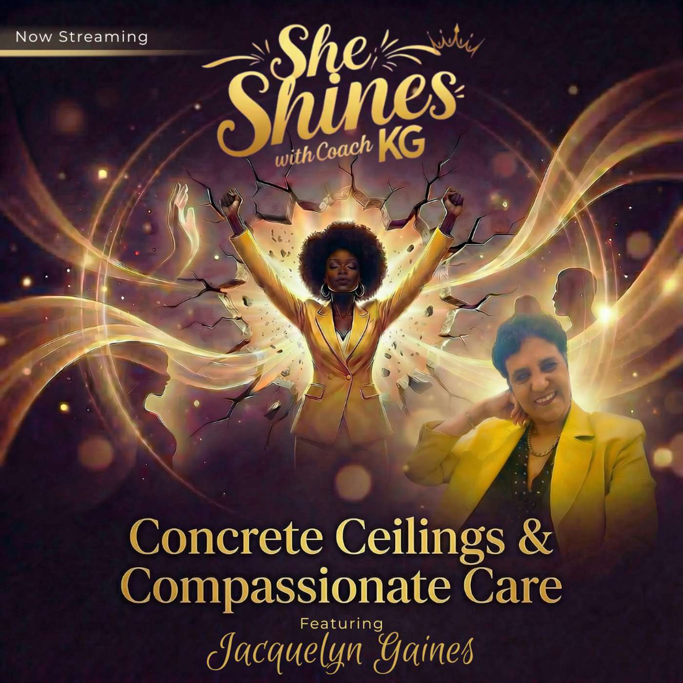 Jacquelyn Gaines: Concrete Ceilings and Compassionate Care episode artwork