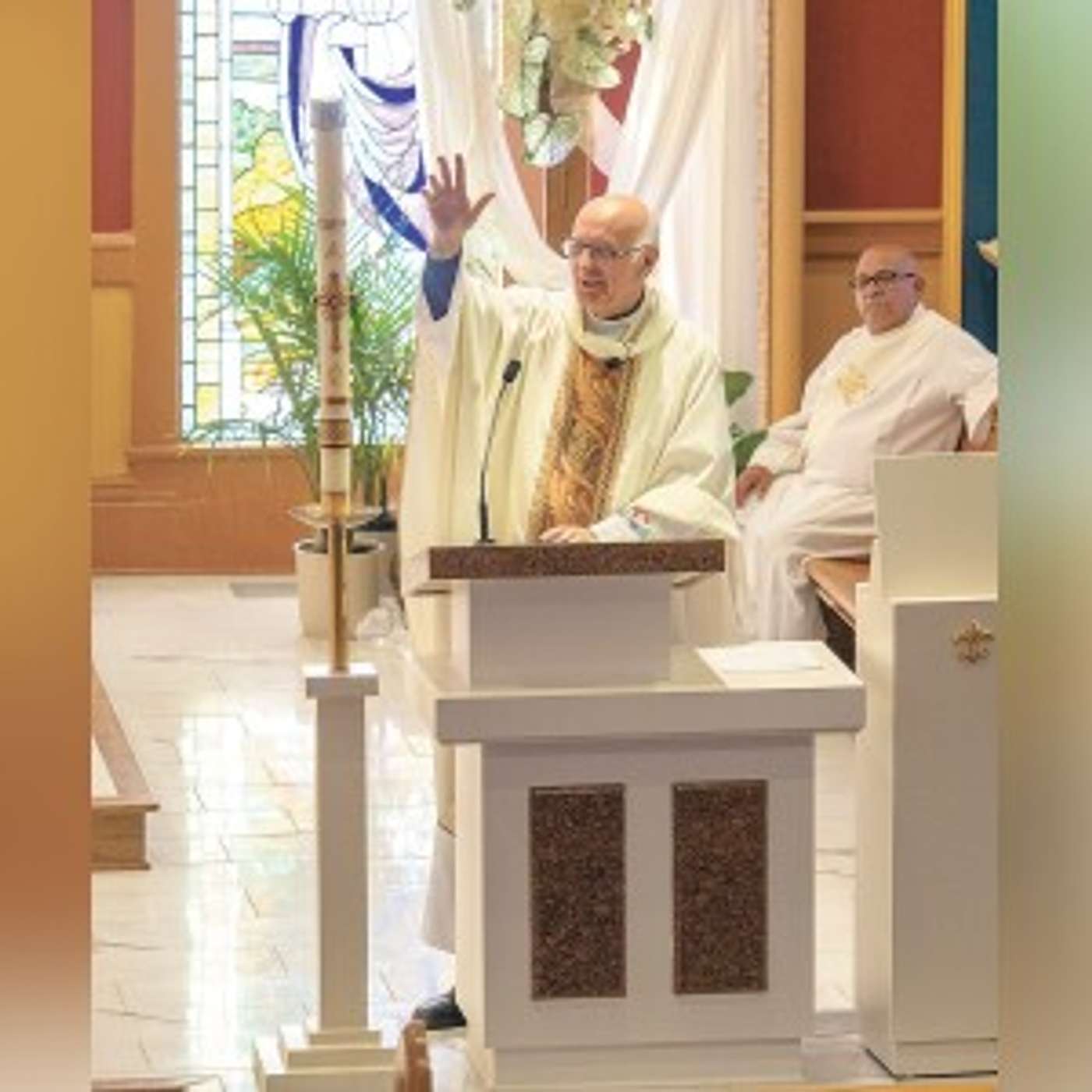 Sacred Heart parish celebrates 'Fr. Frank' episode artwork