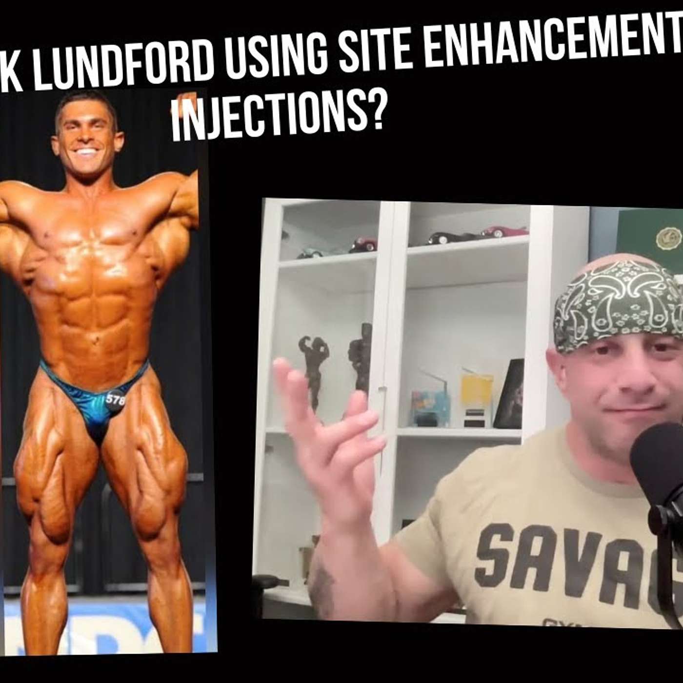 Is Derek Lunsford using Site Enhancement Injections?