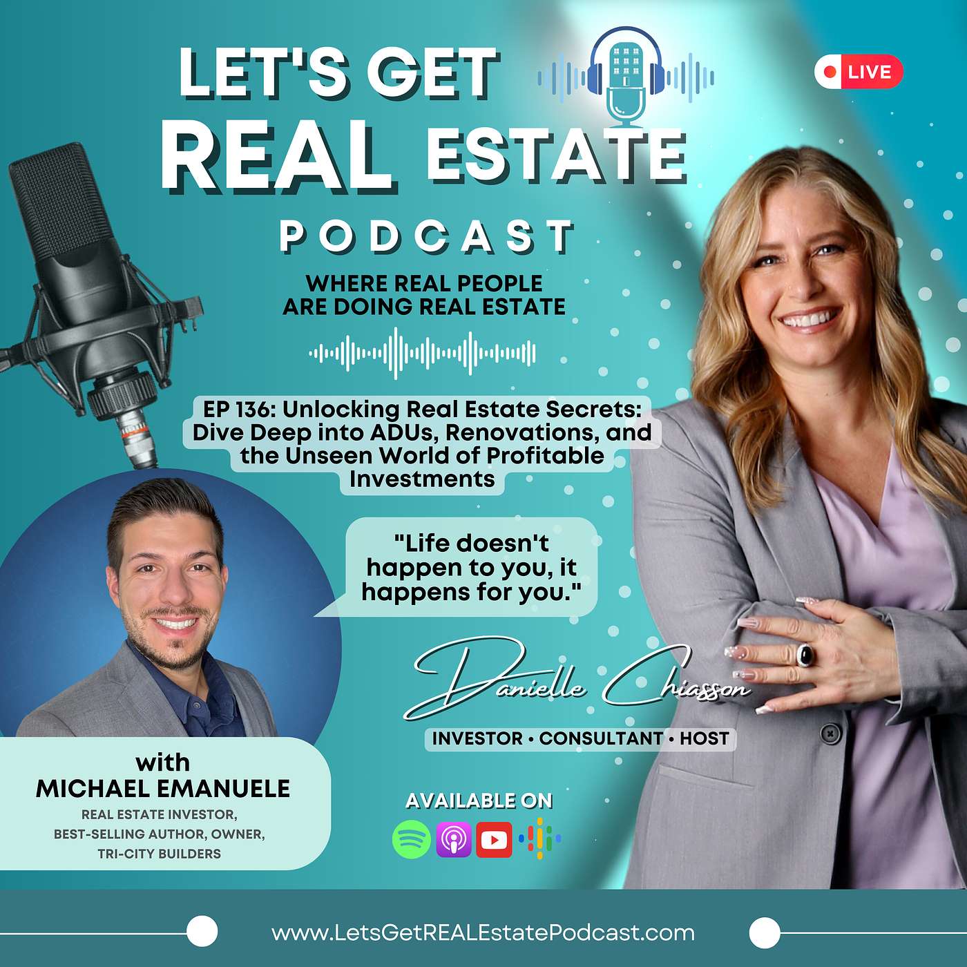 Unlocking Real Estate Secrets: Dive Deep into ADUs, Renovations, and the Unseen World of Profitable Investments with Michael Emanuele Ep. 136