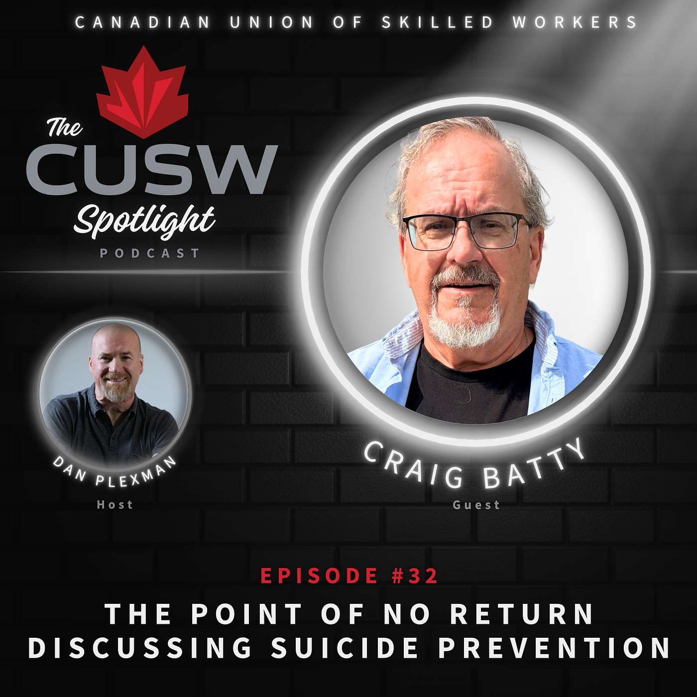 The Point of No Return. Discussing Suicide Prevention with Craig Batty - Episode #32 episode artwork