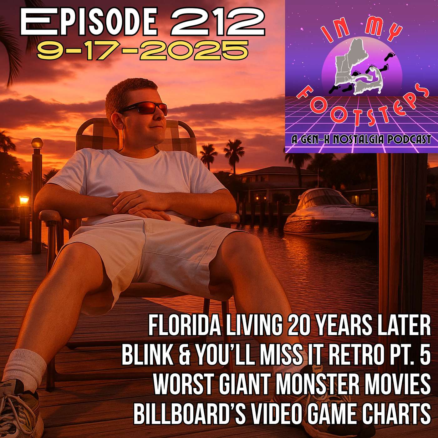 Episode 212: Blink & You'll Miss It Retro Pt. 5, Florida Living 20 Years Later, Worst Giant Monster Movies, Billboard Video Game Charts(9-17-2025)