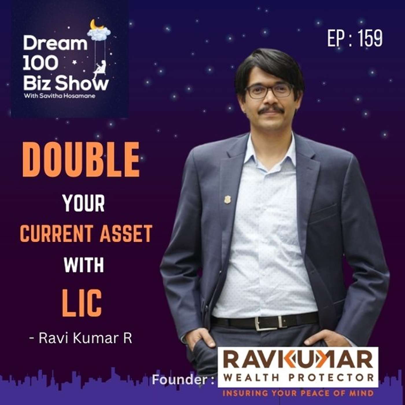 159th Episode:Creating Wealth for Business Owners with LIC- Ravi Kumar Wealth Protector