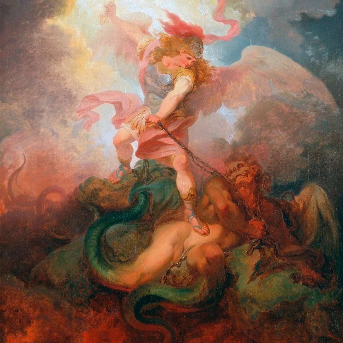 Bức "Thiên thần bắt trói quỷ Satan": Không chỉ là cuộc chiến Thiên đàng Bức "Thiên thần bắt trói quỷ Satan": Không chỉ là cuộc chiến Thiên đàng