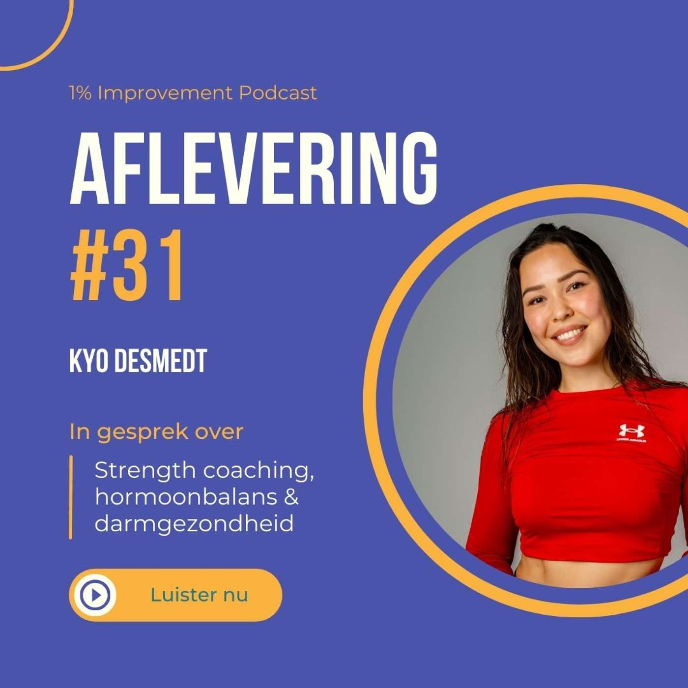 Strength coaching, Darmgezondheid & Hormoonbalans met Kyo Desmedt | Afl. 31 episode artwork