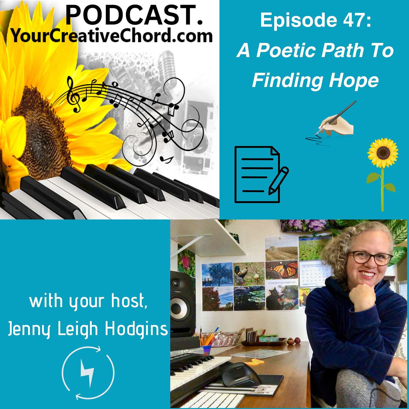 A Poetic Path To Finding Hope | Your Creative Chord Podcast Ep 47