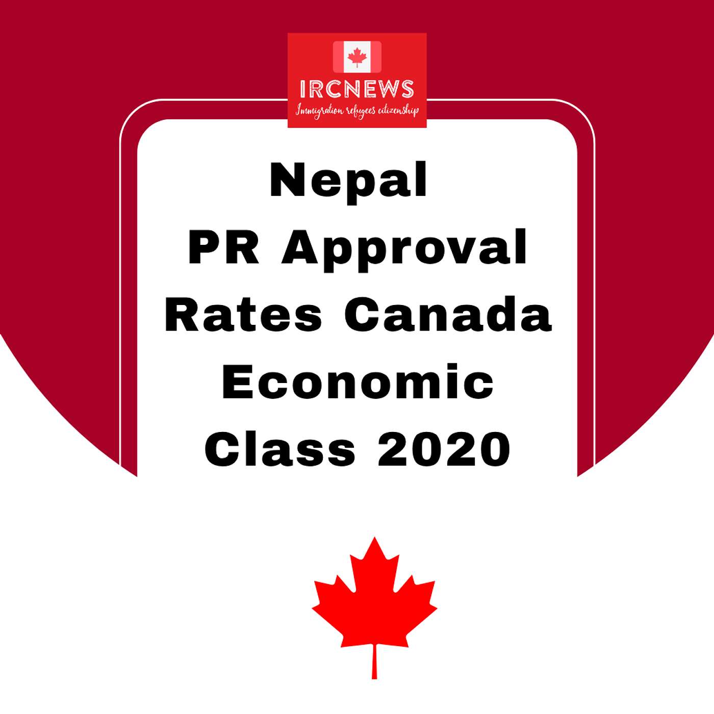 Canada Immigration Economic Class PR Applications 2020 for Nepal — Approval Rates