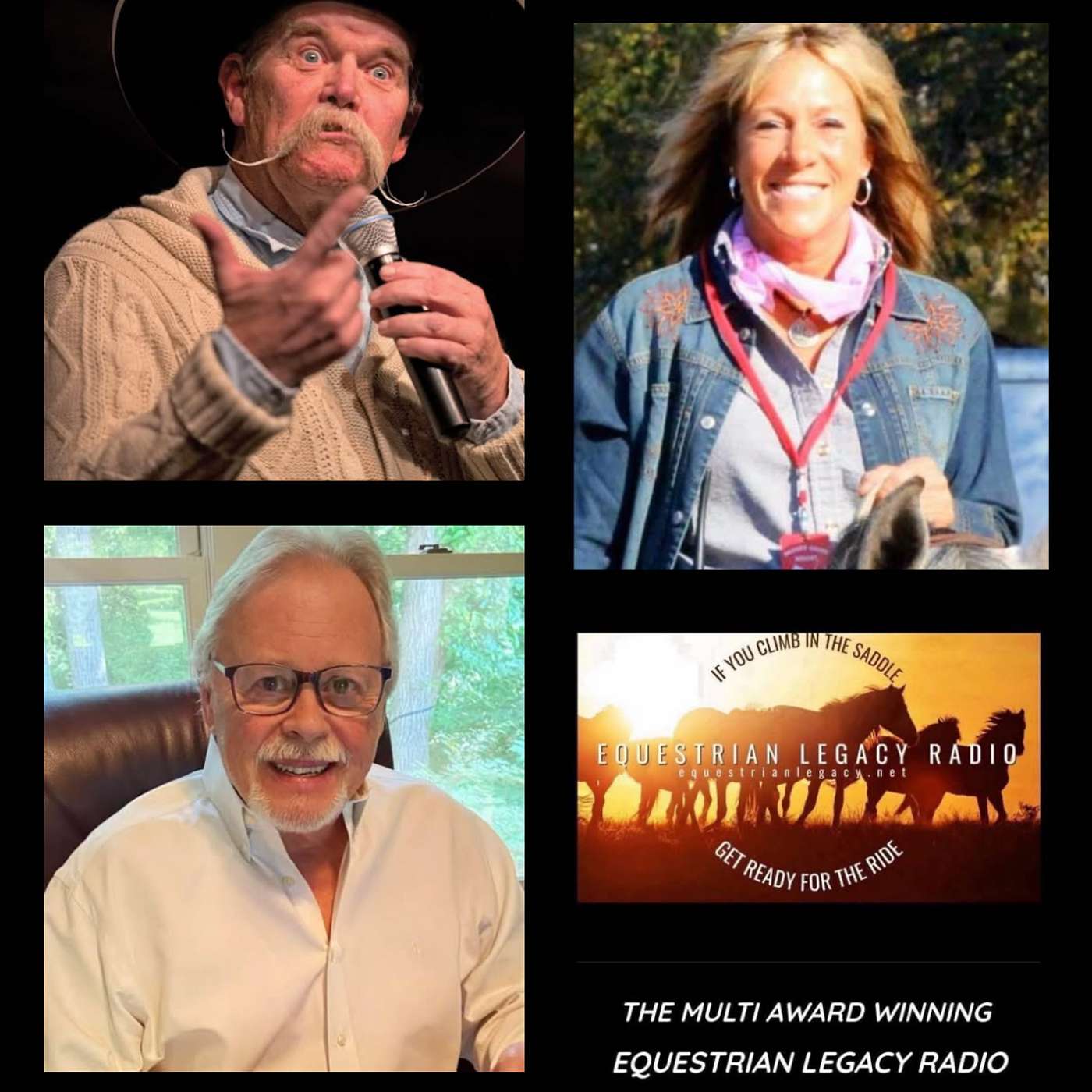 Cowboy Poet WADDIE MITCHELL and JOANN BECKER of BRUSHY CREEK LODGE on EQUESTRIAN LEGACY RADIO