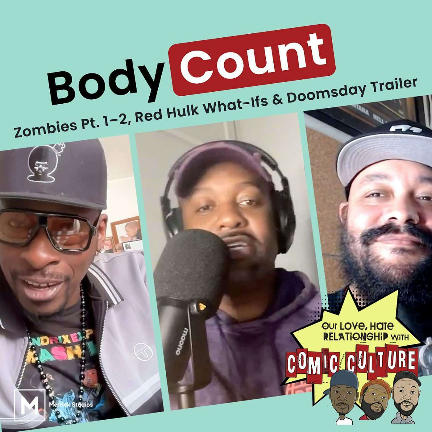 Body Count: Zombies Pt. 1–2, Red Hulk What-Ifs & Doomsday Trailer episode artwork