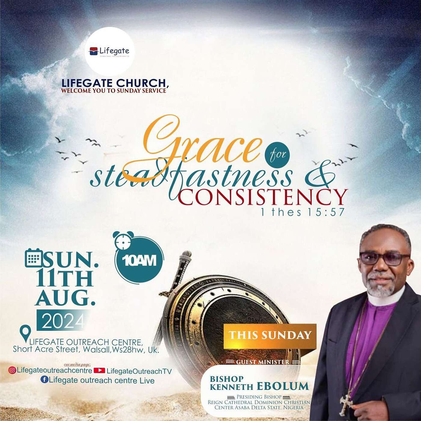Grace for Steadfastness and Consistency - Lifegate Church - 11.08.24 episode artwork