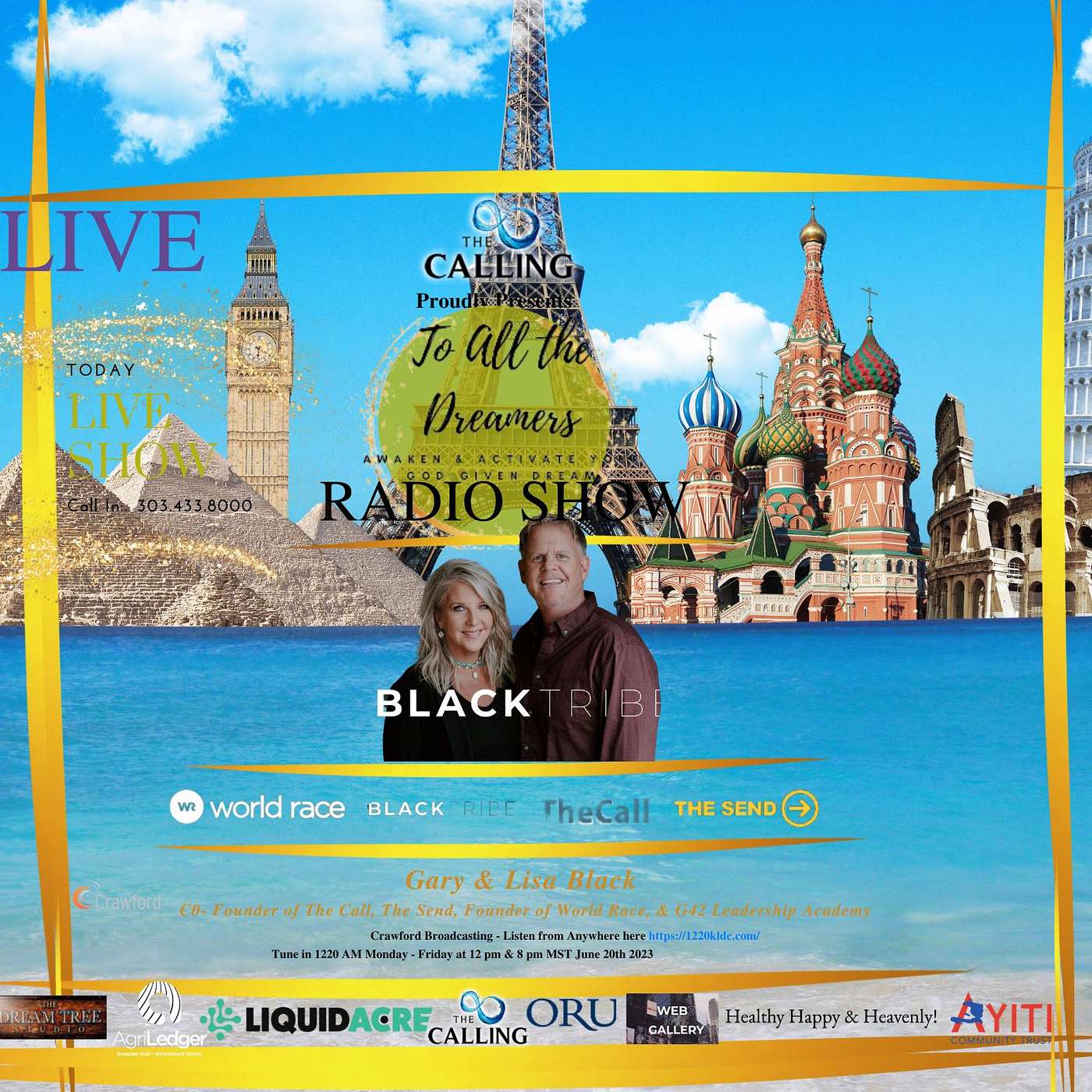 Gary and Lisa Black on To All the Dreamers Radio Show June 20, 2023