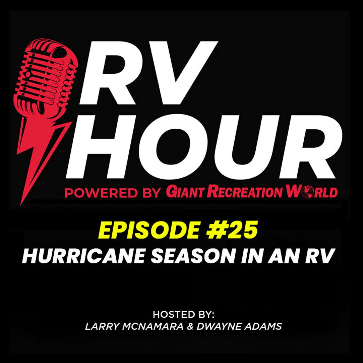 RV Hour Podcast - Episode 25 - Hurricane Season in an RV episode artwork