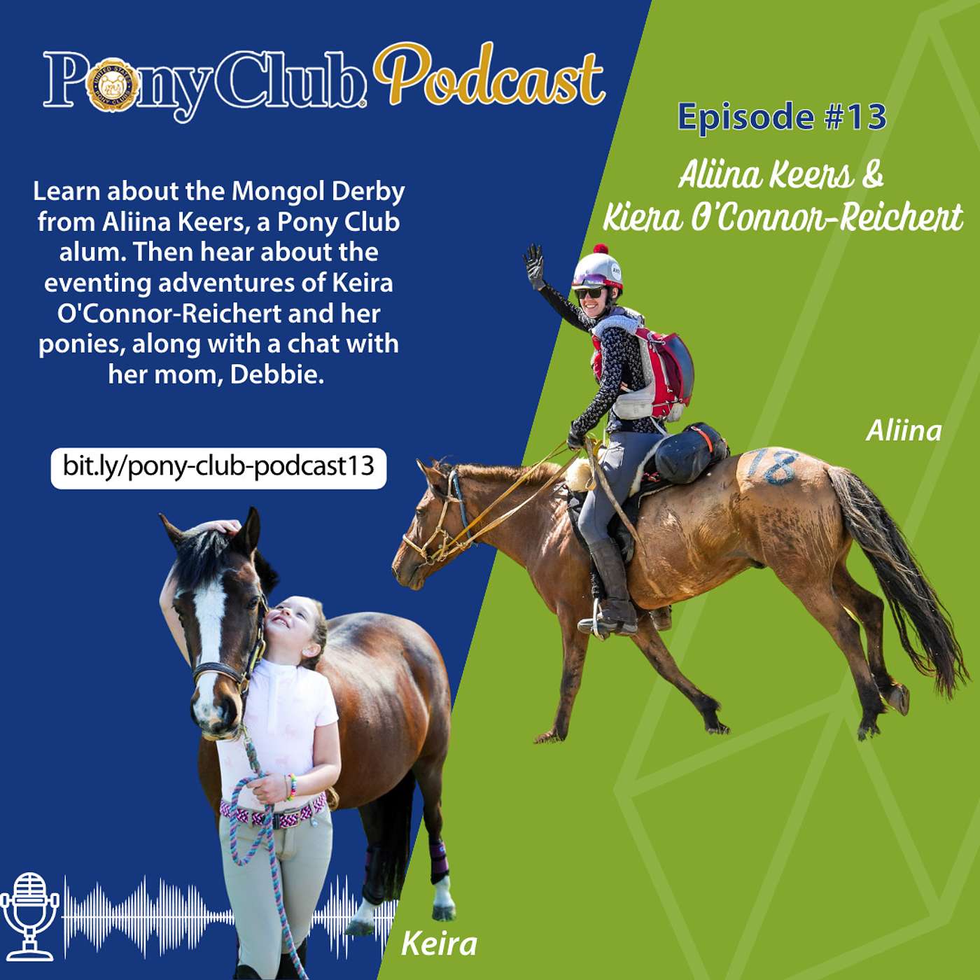 Mongol Derby-Riding Pony Club Member Aliina Keers and 12-Year-Old Keira O'Connor-Reichert About Pony Club