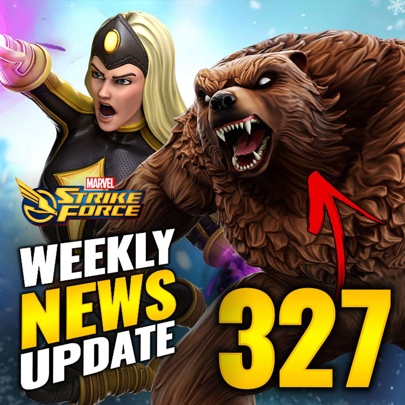 Episode 327: NEW PROMO! HUGE STAT BOOSTS COMING! Winter Guard & Grootmas Review! Marvel Strike Force