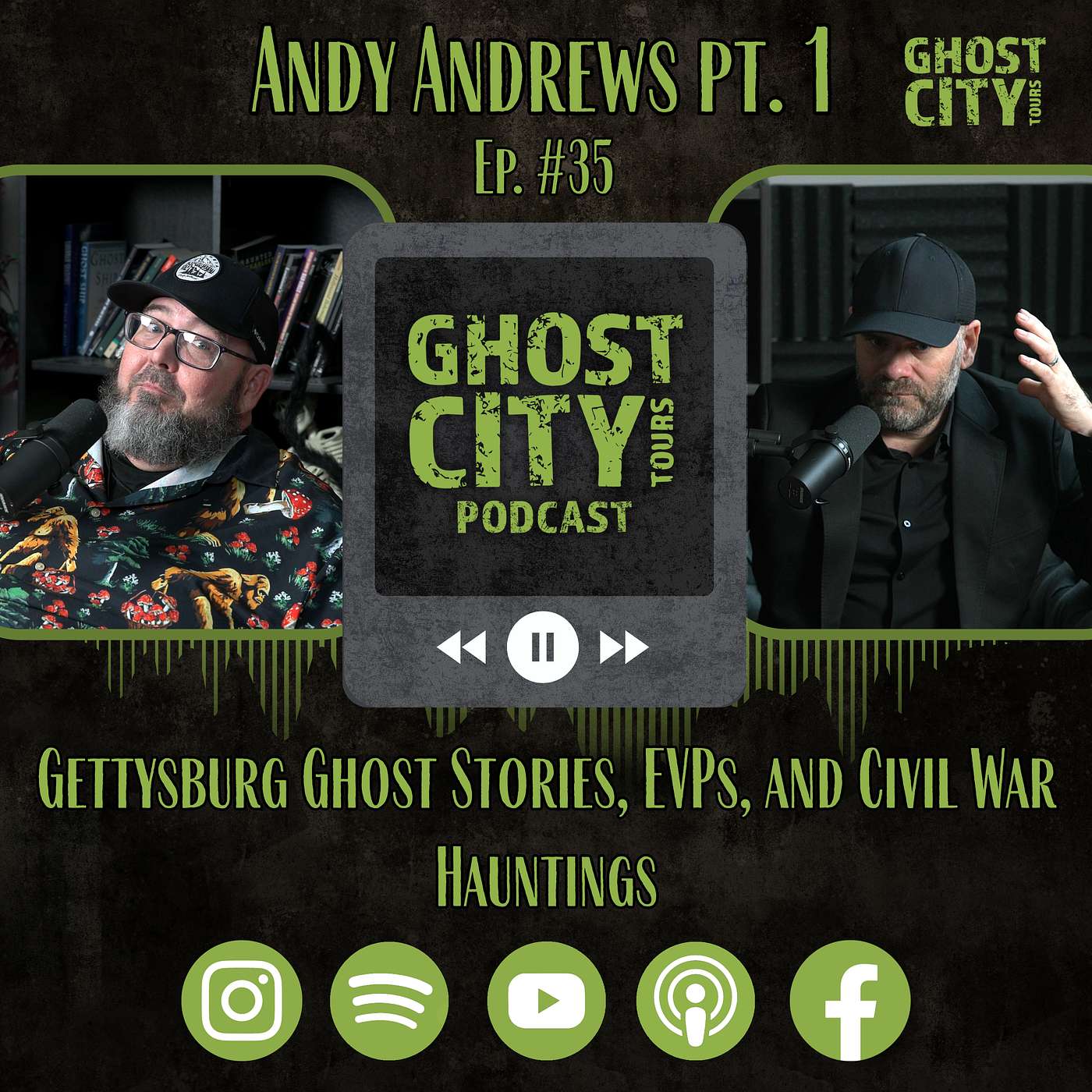 Gettysburg Ghost Stories, EVPs, and Civil War Hauntings w/ Andy Andrews | Ghost City Podcast episode artwork