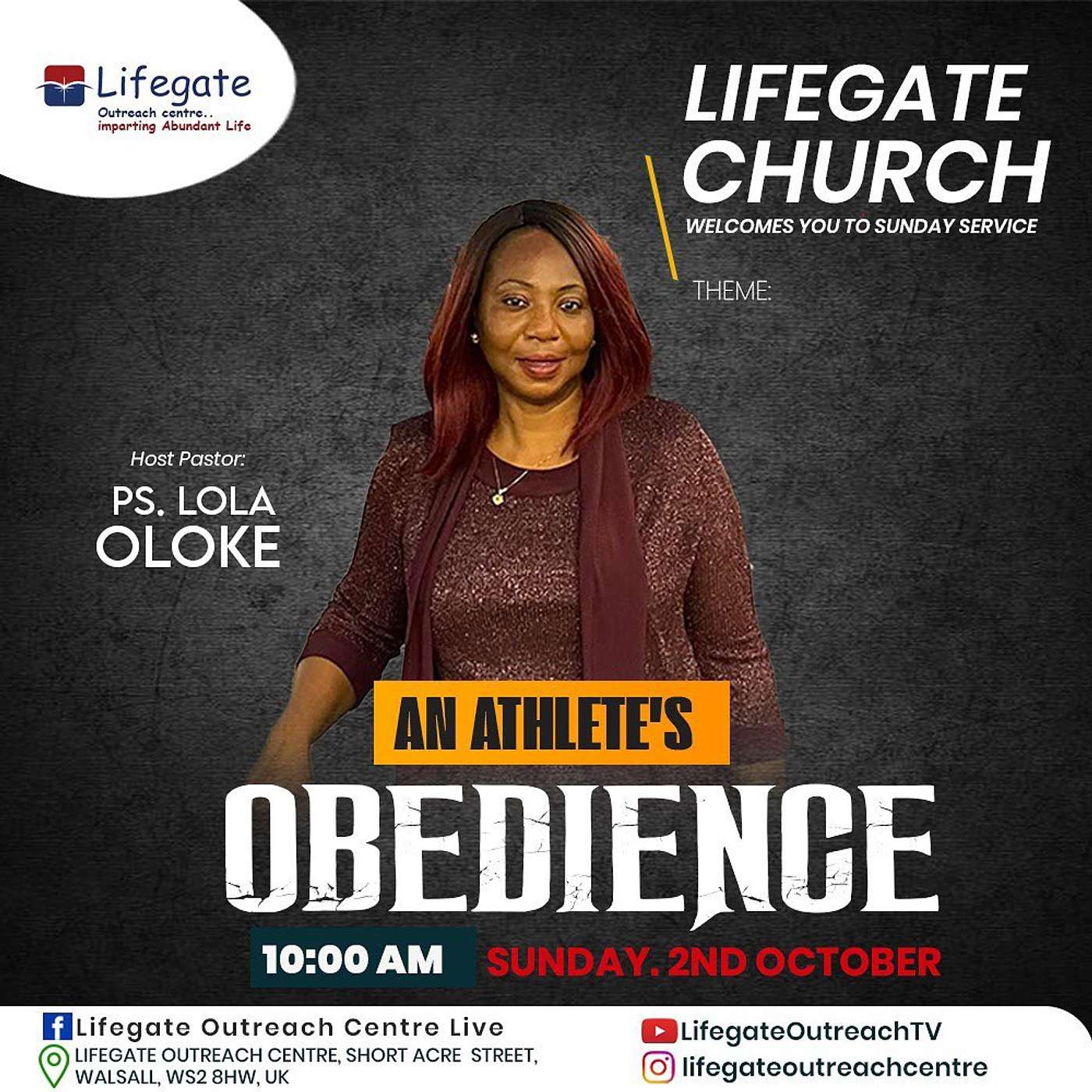 An Athlete’s Obedience - Lifegate Church - 2.10.22 episode artwork