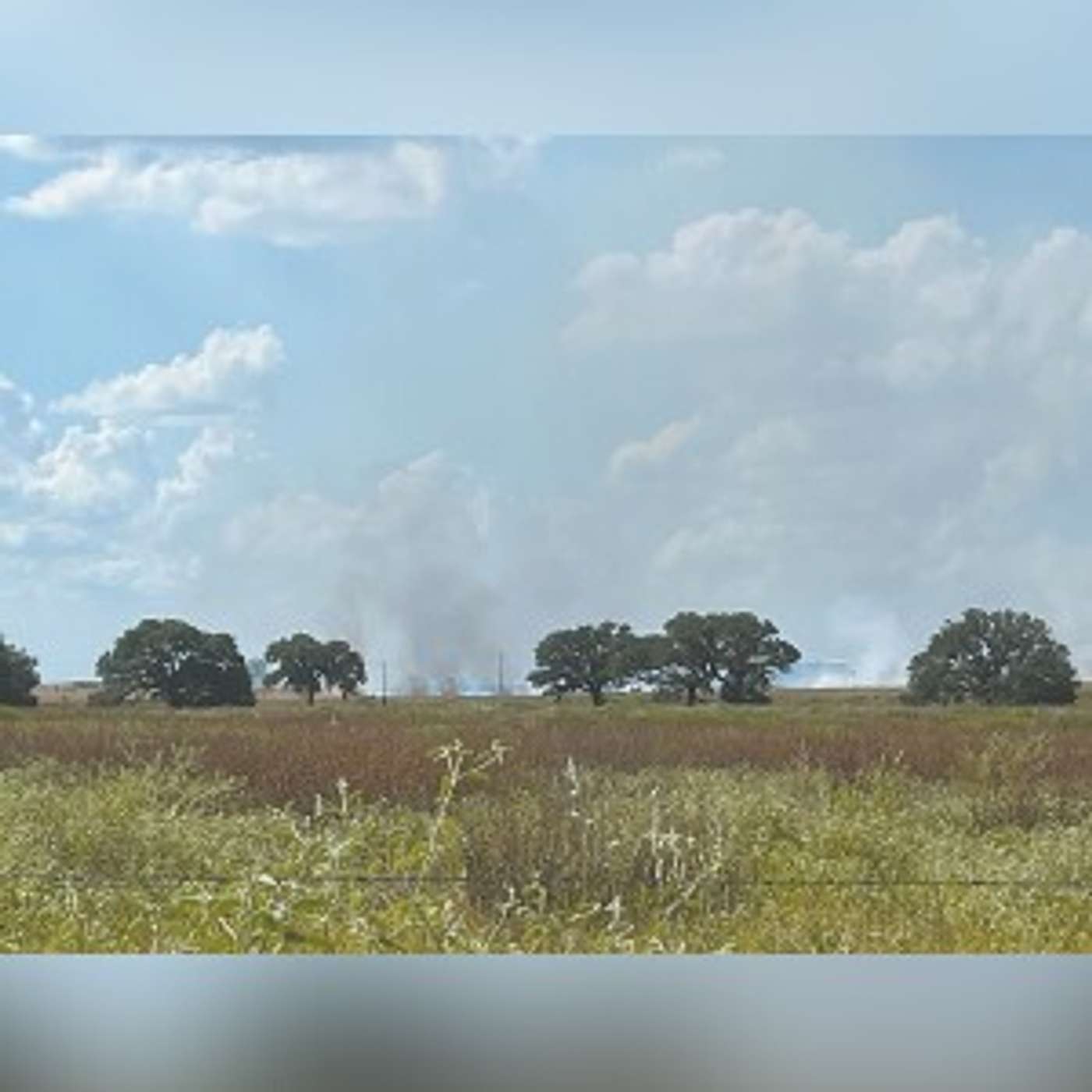 Multiple agencies fight hay bale fire episode artwork