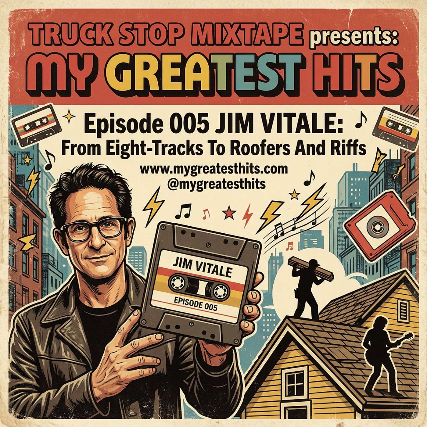 Episode 005 JIM VITALE: From Eight-Tracks To Roofers And Riffs episode artwork