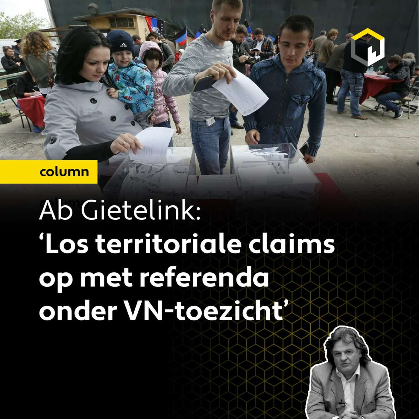 Ab Gietelink: ‘Los territoriale claims op met referenda onder VN-toezicht’