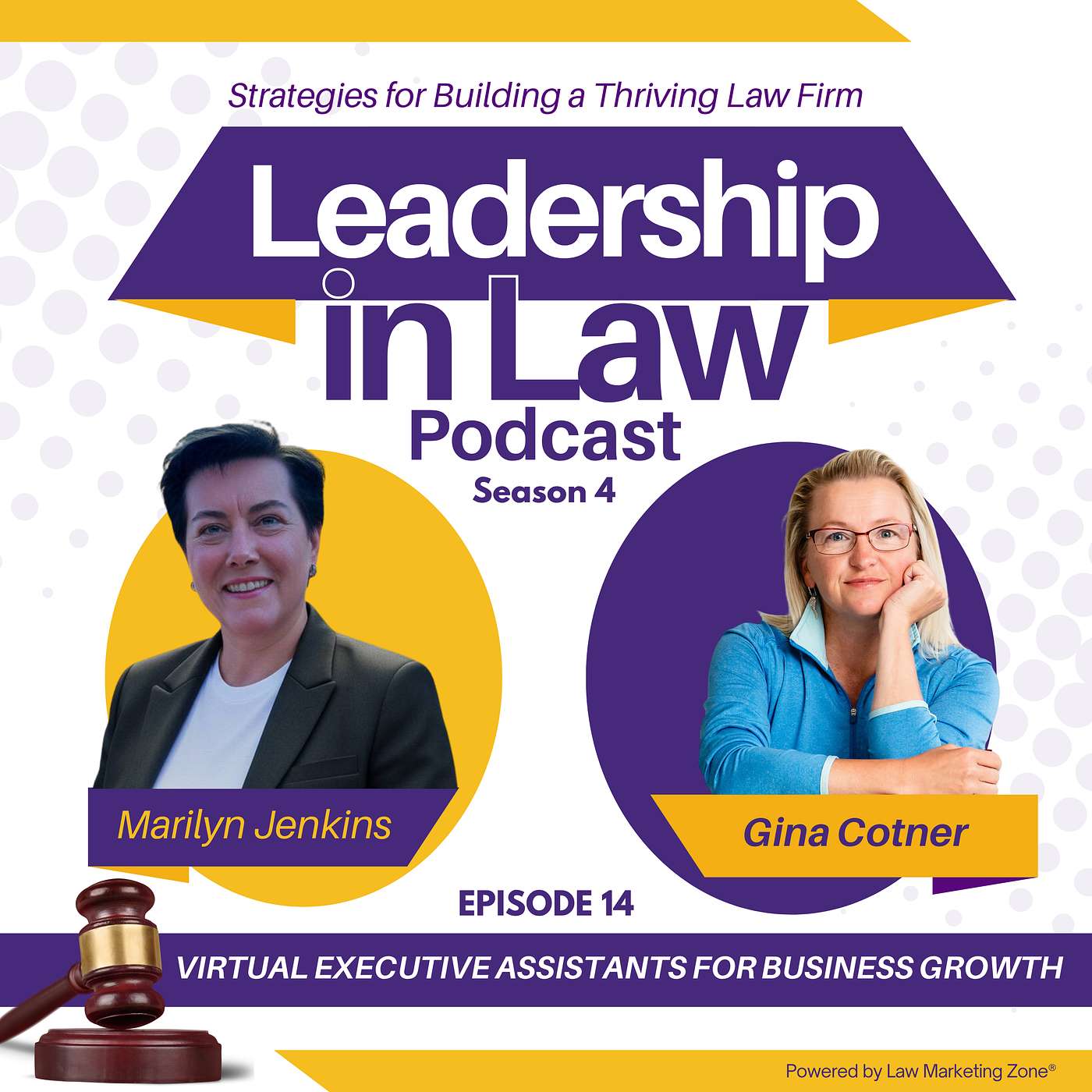 S04E164 Virtual Executive Assistants For Business Growth with Gina Cotner episode artwork