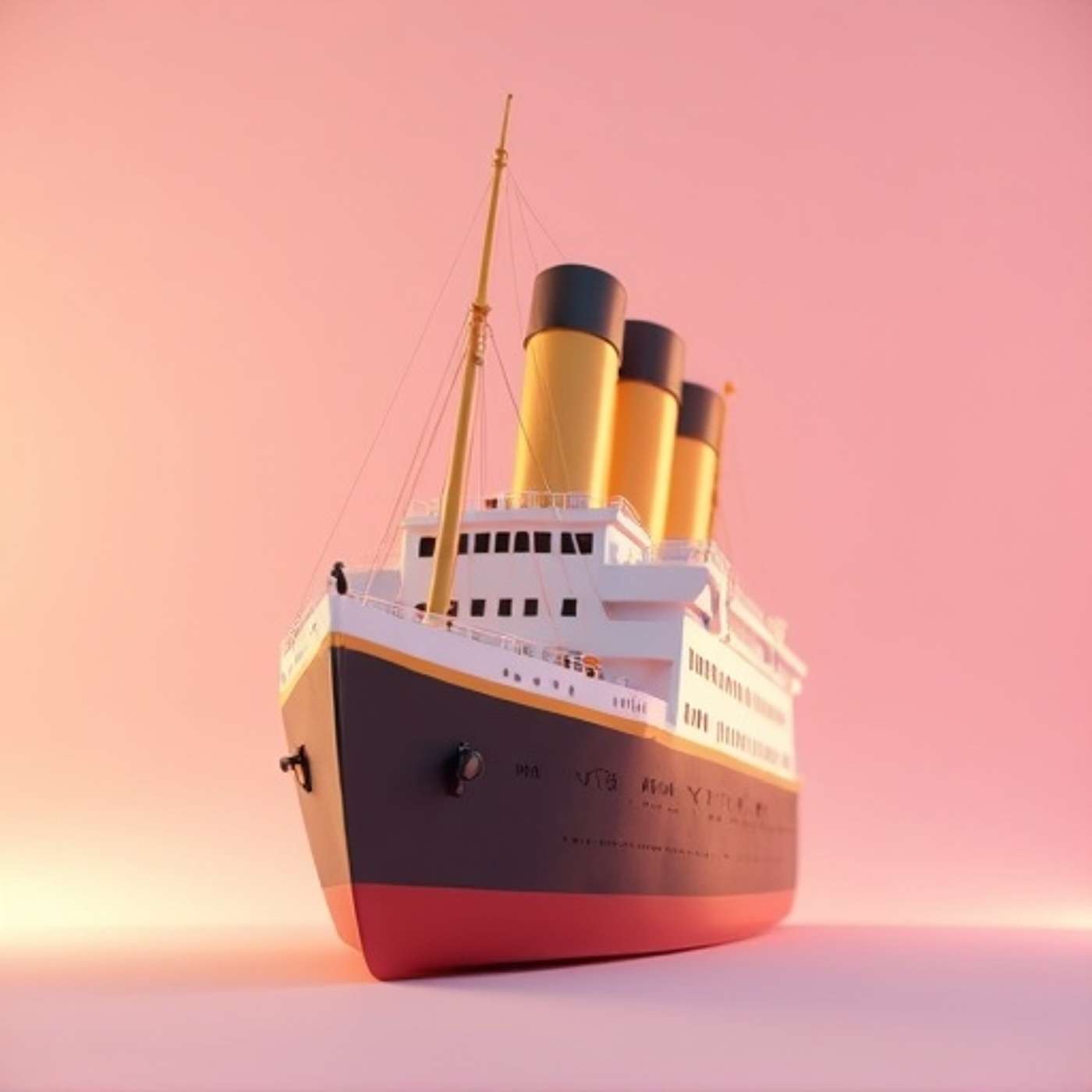 The Titanic: Unsinkable Ship Sinks! artwork