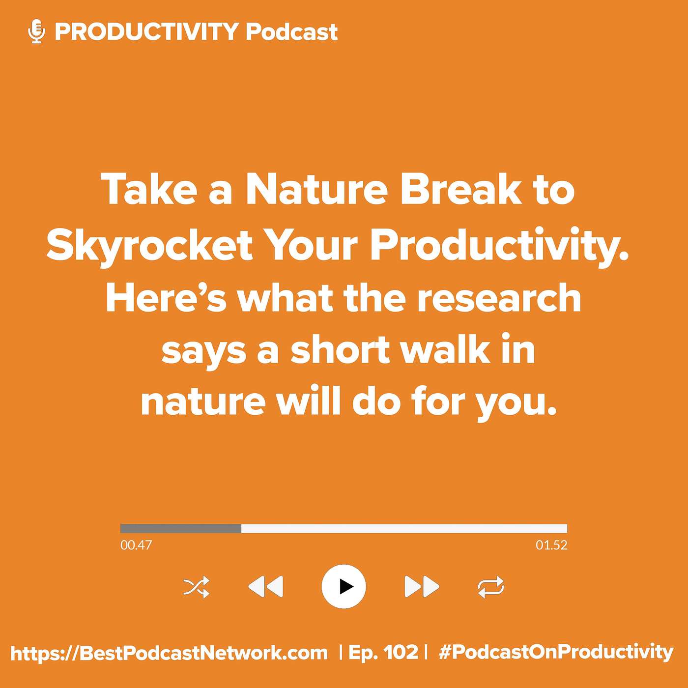 Take a Nature Break to Skyrocket Your Productivity. Here’s what the research says even a short walk in nature will do for you.