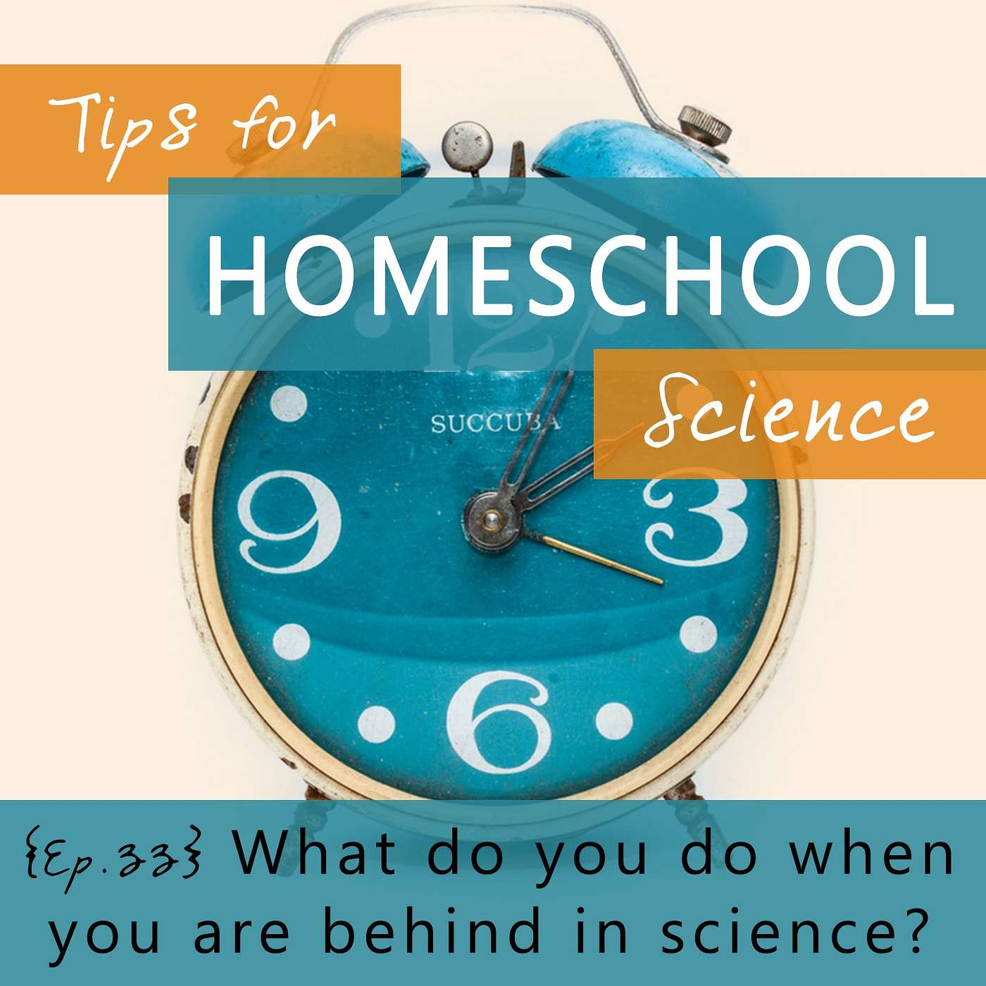 Ep 33 - What do you do when you are behind in science in your homeschool? episode artwork