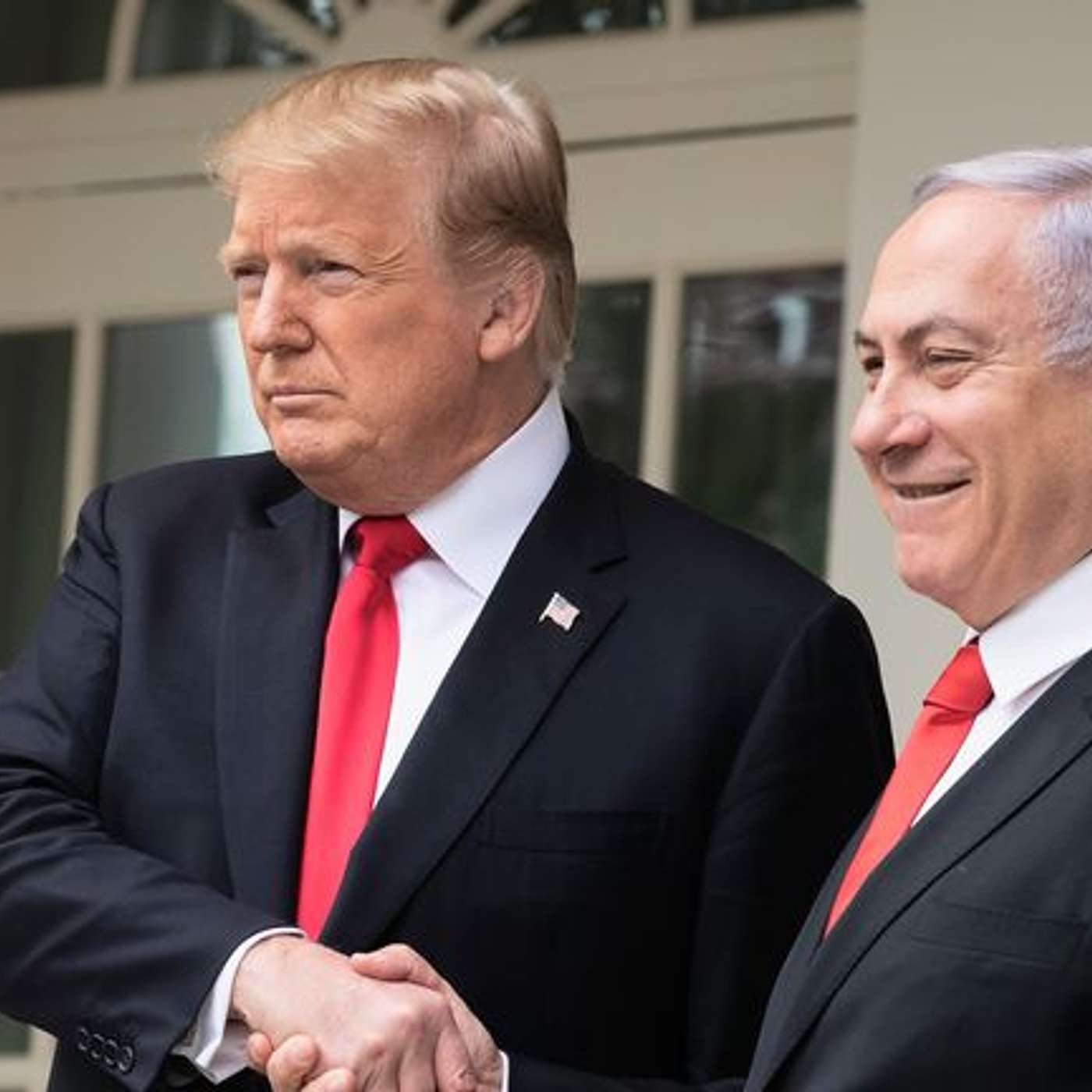 Trump says Palestinians wouldn't be allowed back into Gaza under his plan episode artwork