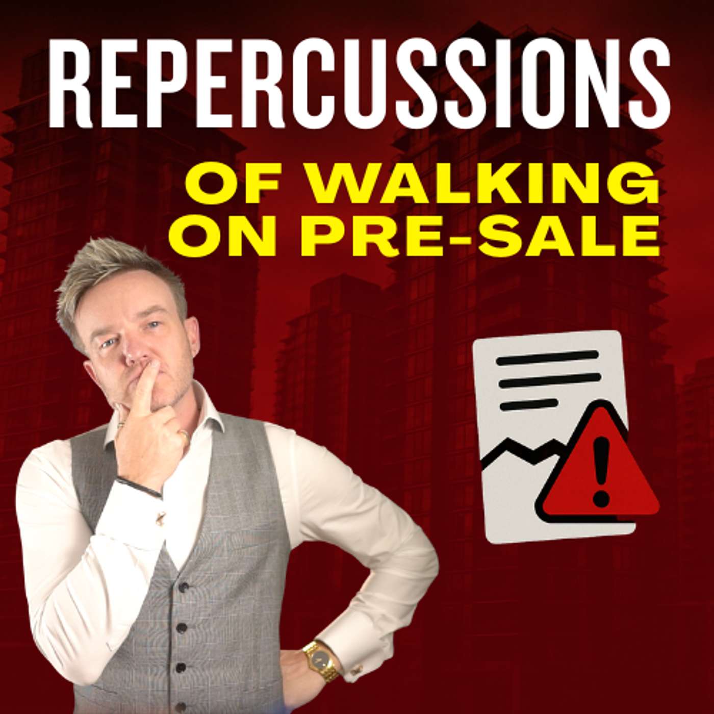 Repercussions of walking on a pre-sale investment & how to save your deposit