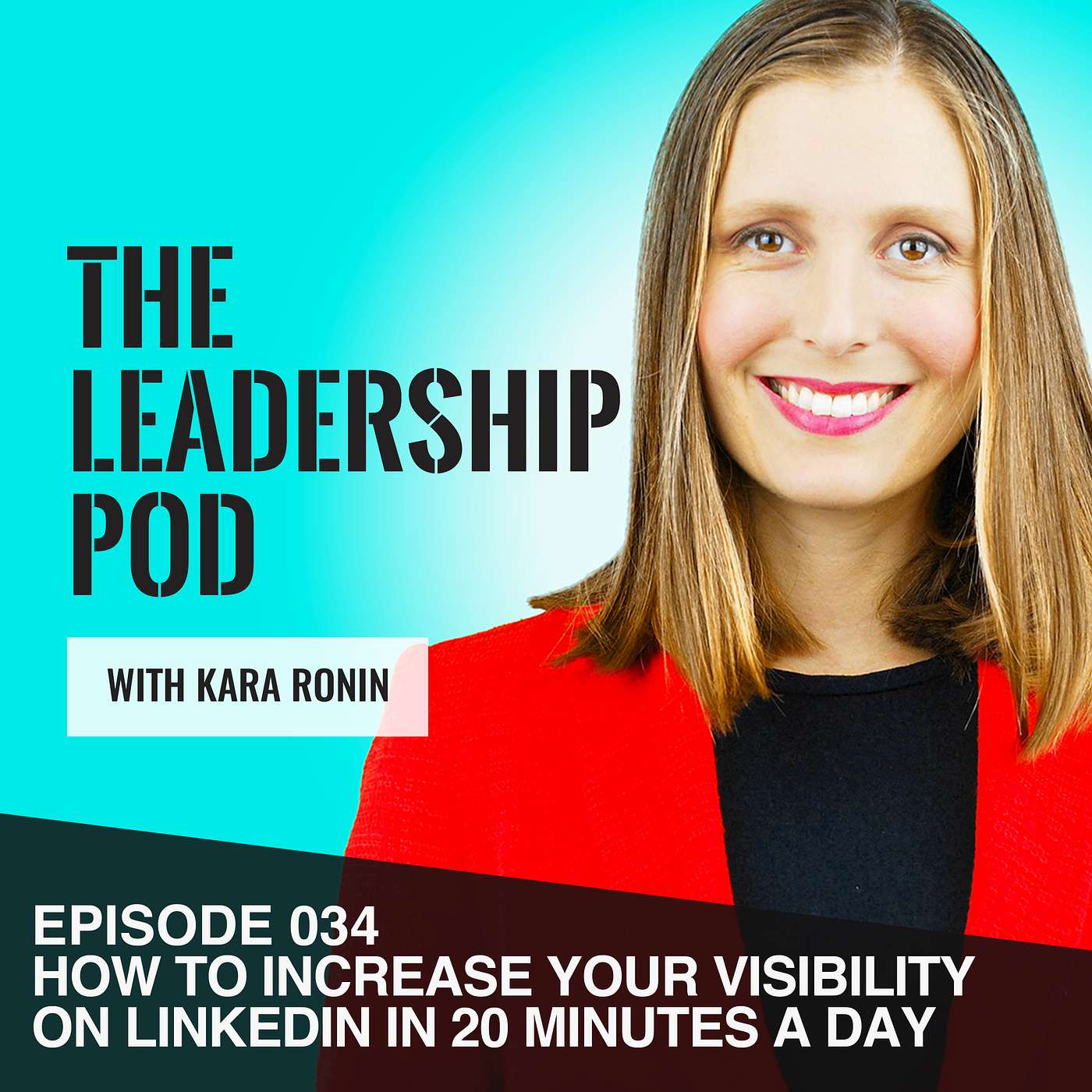 [034] How to Increase Your Visibility on LinkedIn in 20 Minutes a Day episode artwork