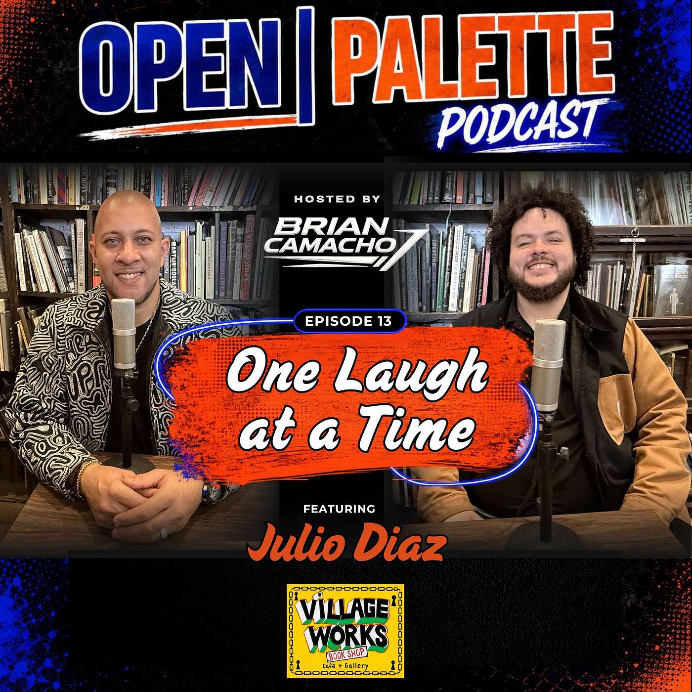 One Laugh at a Time Featuring Julio Diaz | Open Palette Podcast | Episode 13 episode artwork