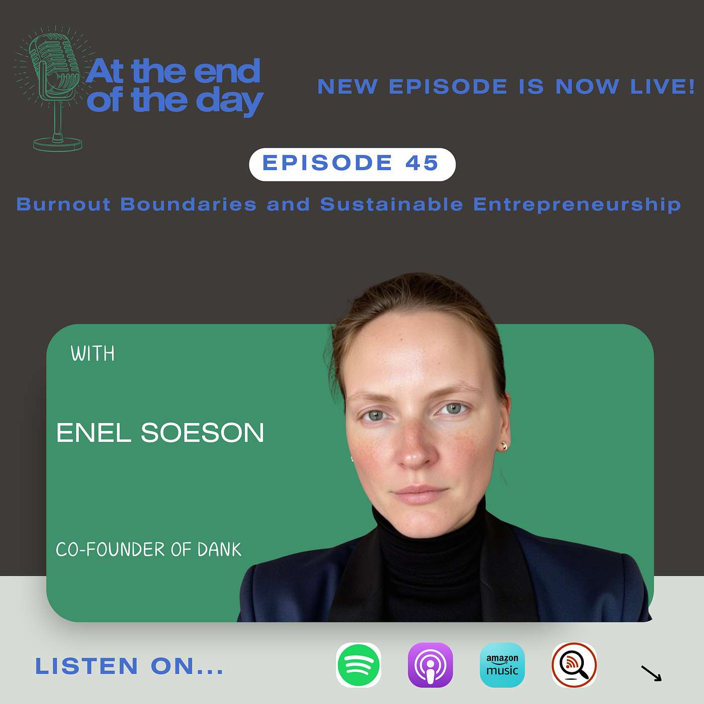 Burnout Boundaries and Sustainable Entrepreneurship with Enel Soeson