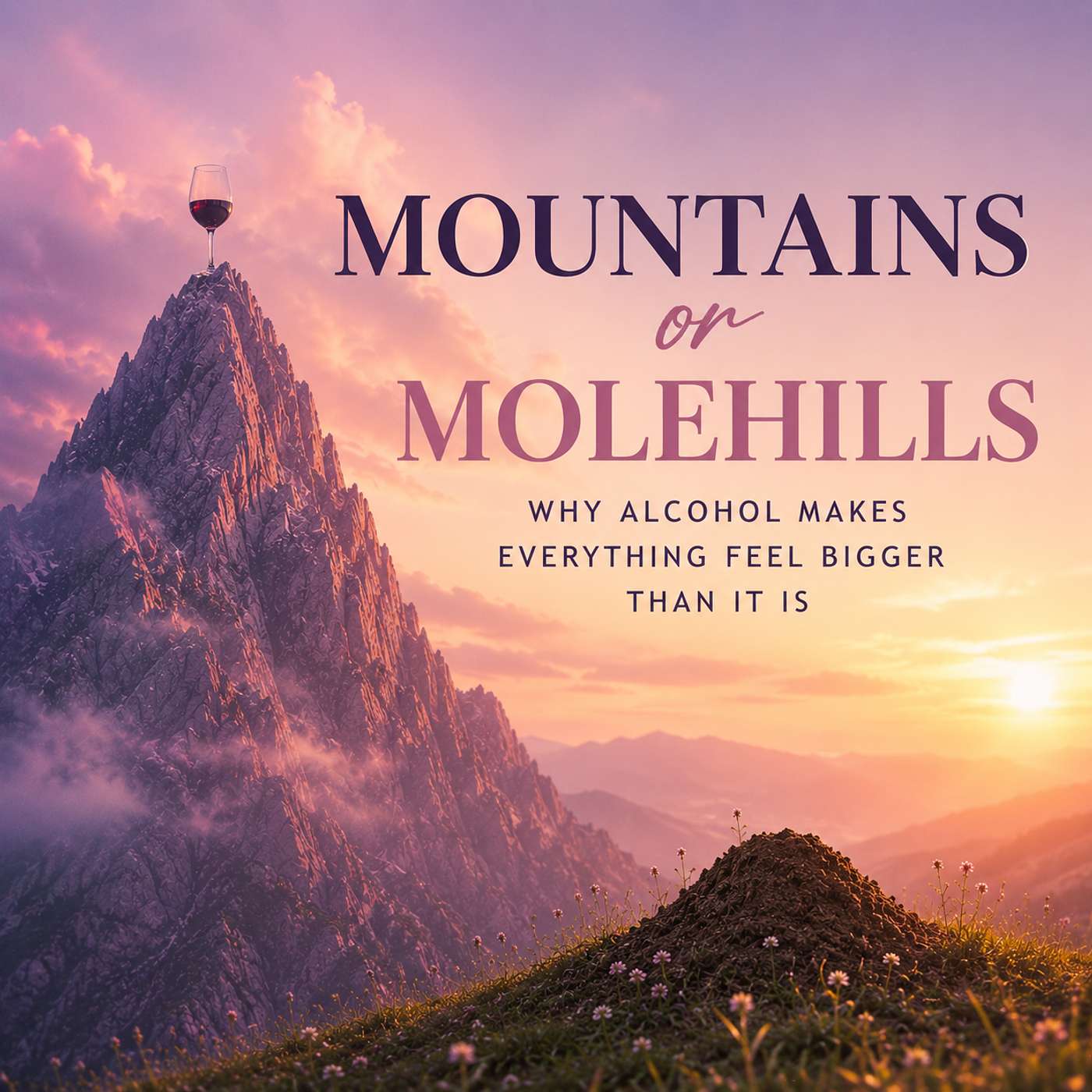 Mountains or Molehills? Why Alcohol Makes Everything Feel Bigger Than It Is episode artwork