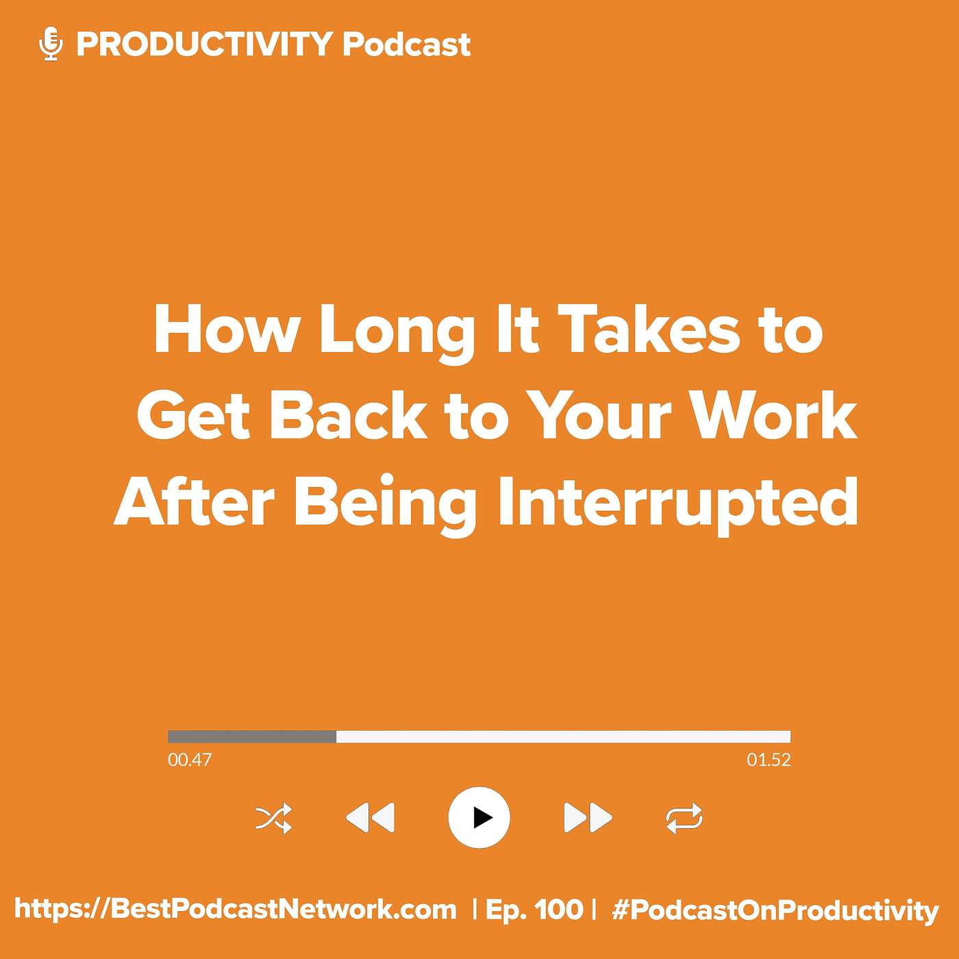 How Long It Takes to Get Back to Your Work after Being Interrupted. The research is surprising!