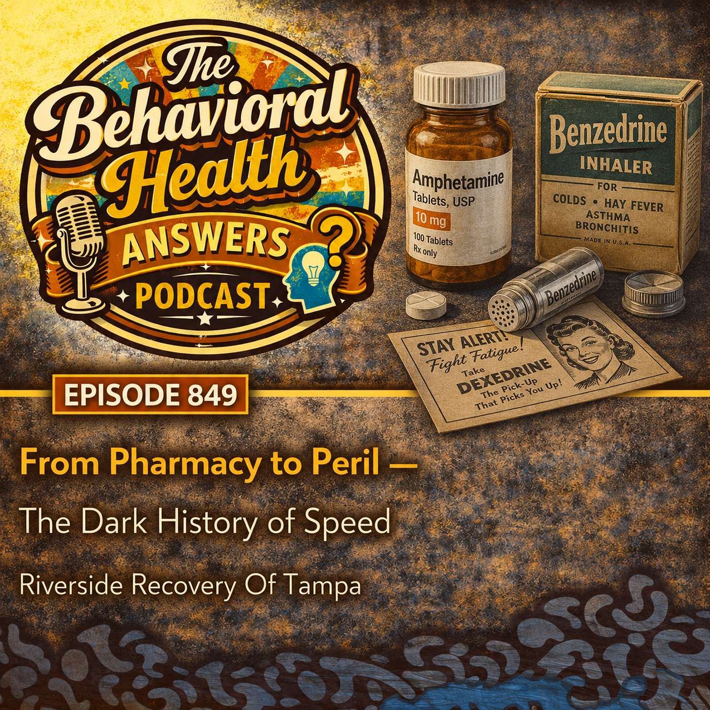 Episode 849: From Pharmacy to Peril - The Dark History of Speed | Riverside Recovery Of Tampa episode artwork