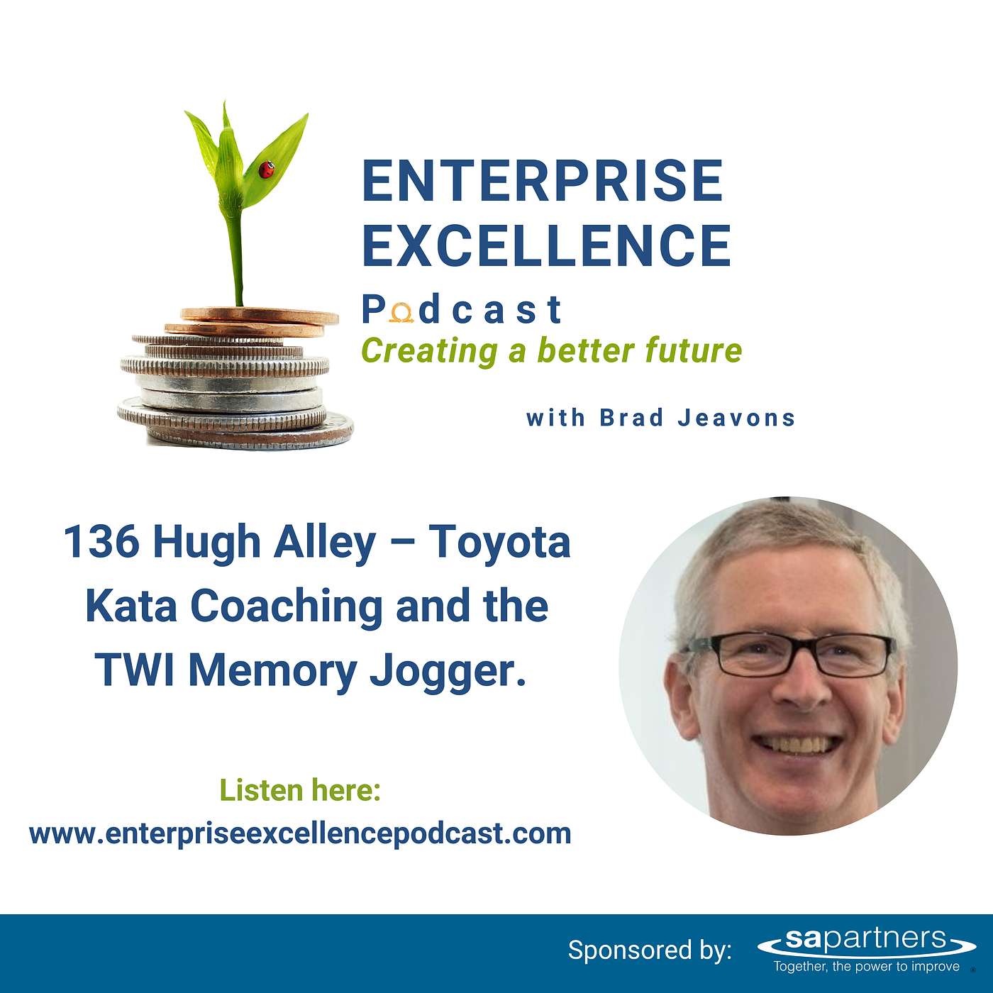 #136 Hugh Alley – Toyota Kata Coaching and the TWI Memory Jogger. episode artwork