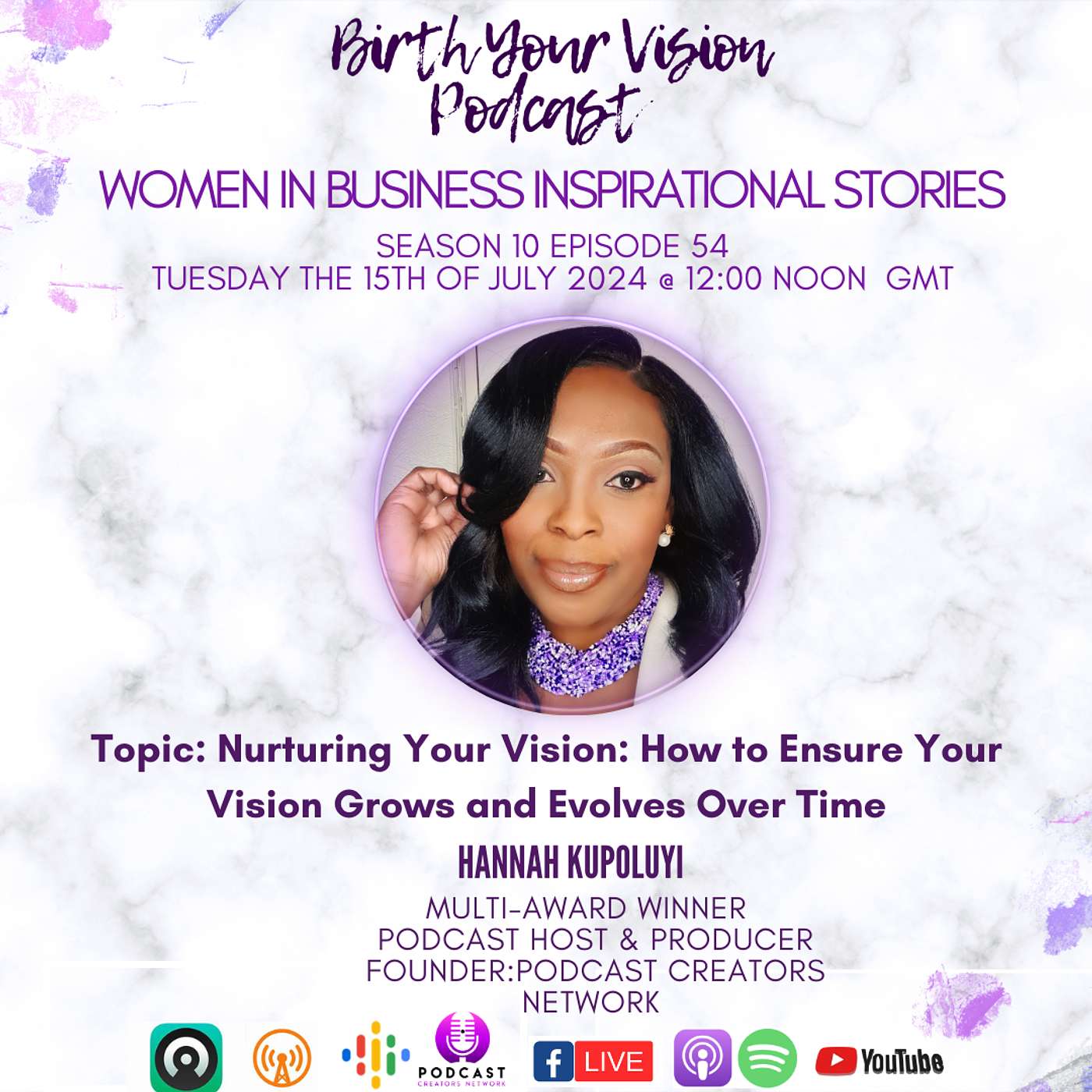 BIRTH YOUR VISION PODCAST