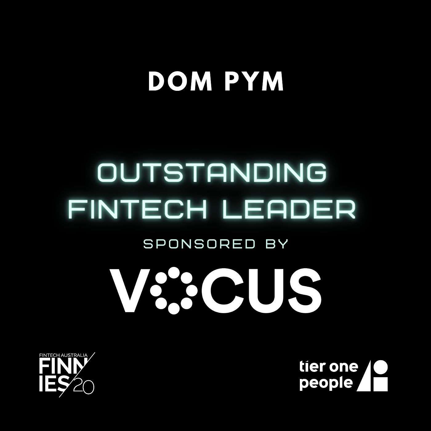 Dom Pym, Up - Outstanding FinTech Leader