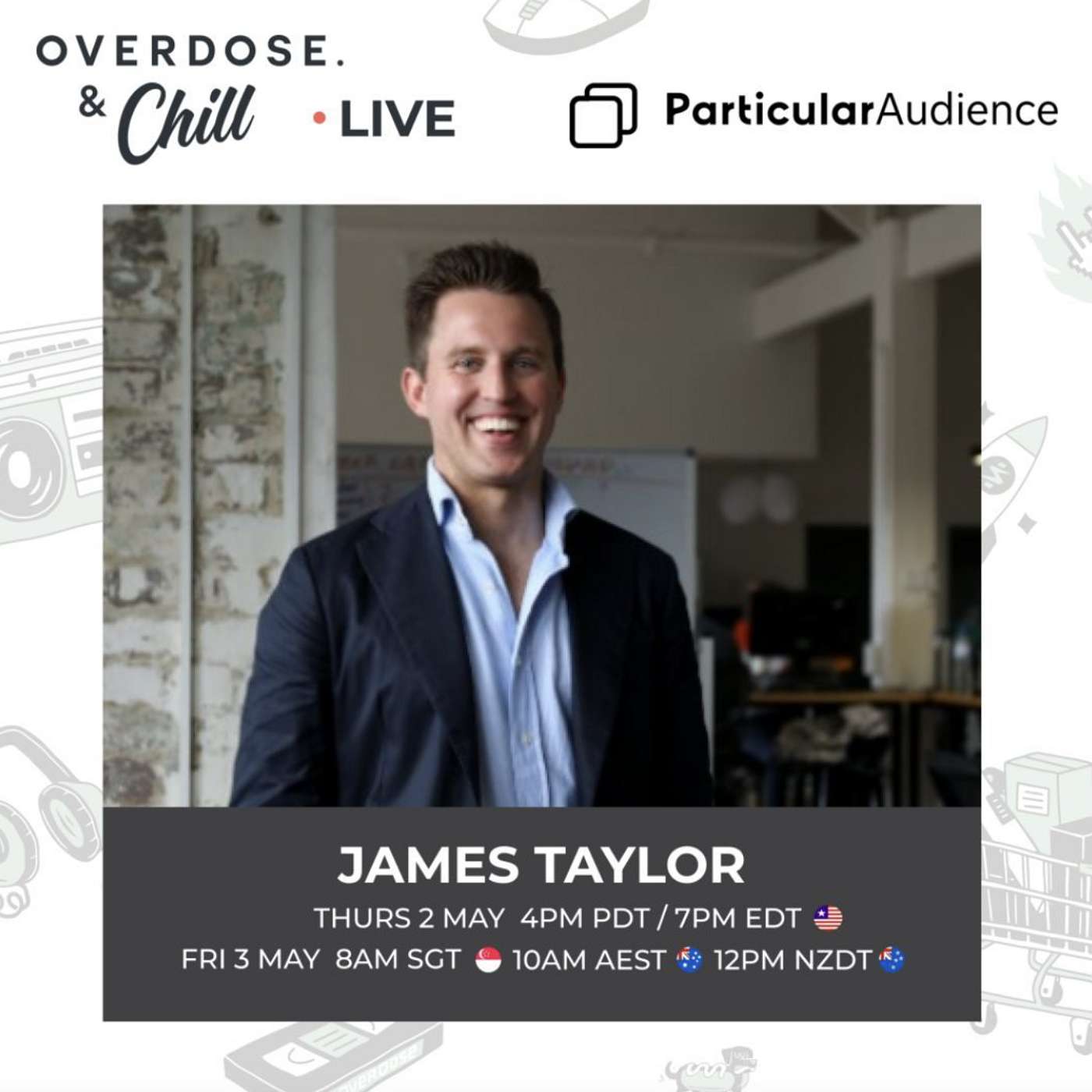 #156 : James @ Particular Audience