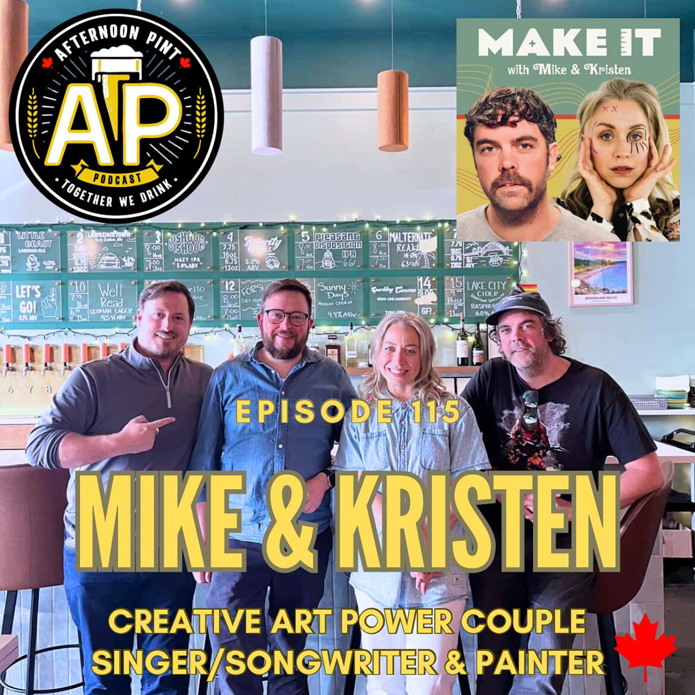 Mike and Kristen Make It -  Art, Love, Beer, Podcasts and Truths Behind Creative Survival