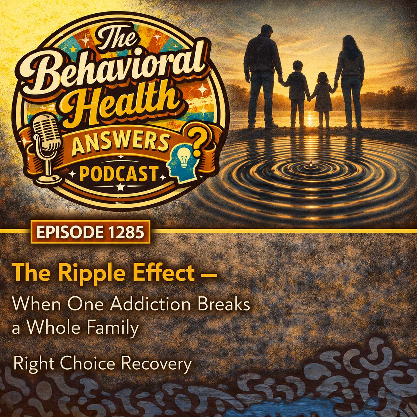 Episode 1285: The Ripple Effect - When One Addiction Breaks a Whole Family | Right Choice Recovery episode artwork