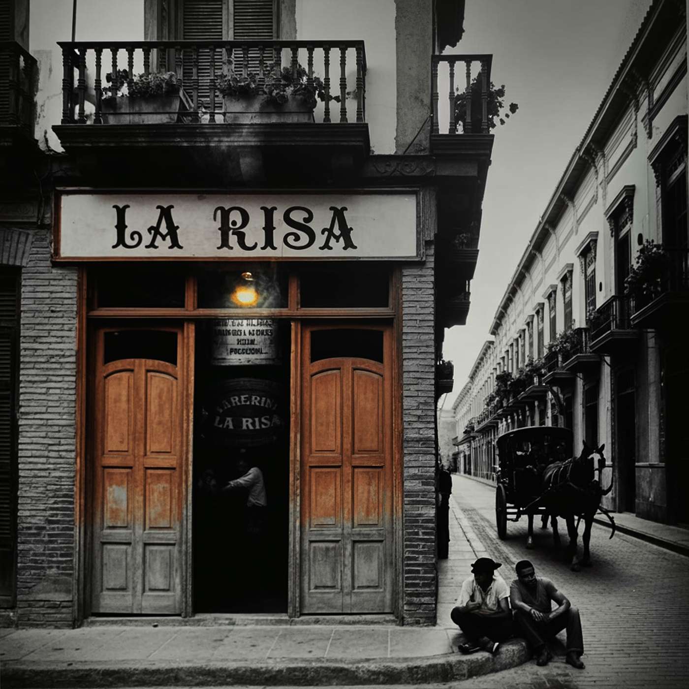 La pulquería cerca de la Alameda en 1840