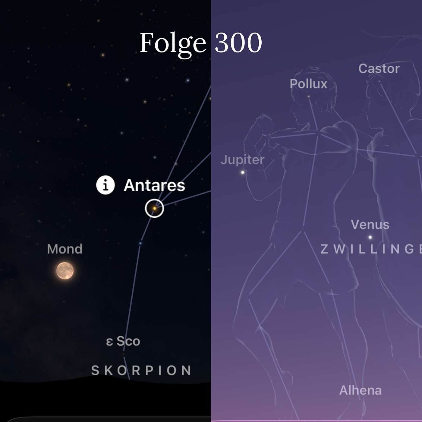 Folge 300 – Mars, Pluto & der Vollmond in Schütze episode artwork