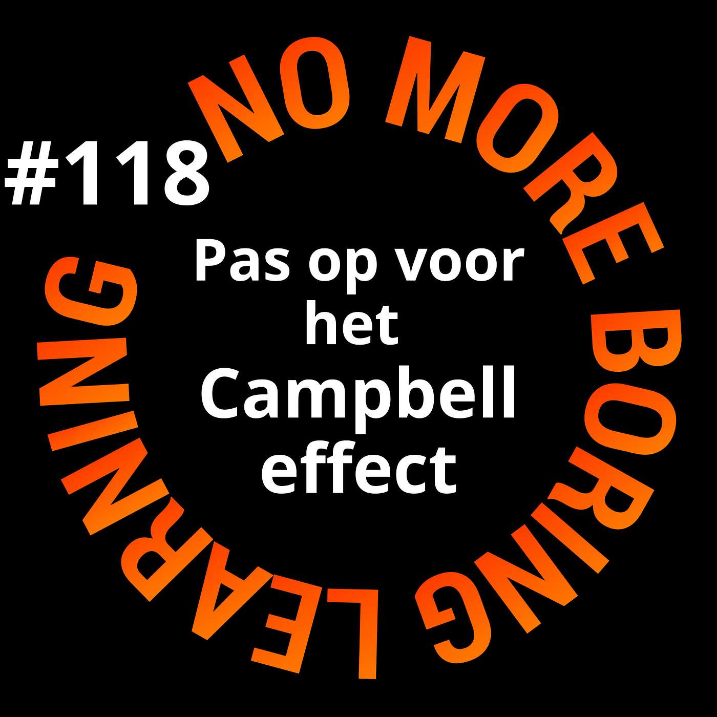 118. Het middel belangrijker dan het doel?! Pas op voor de Wet van Campbell