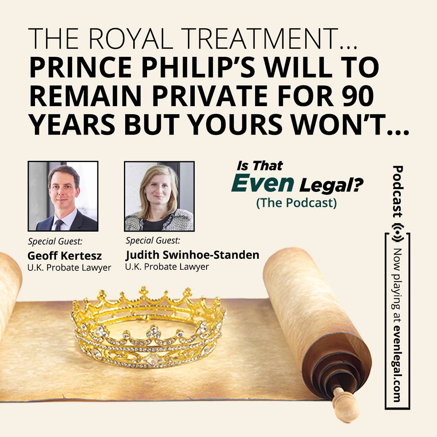 Prince Philip's Will Must Be Secret for 90 Years...Your Will is Public Record...Why?