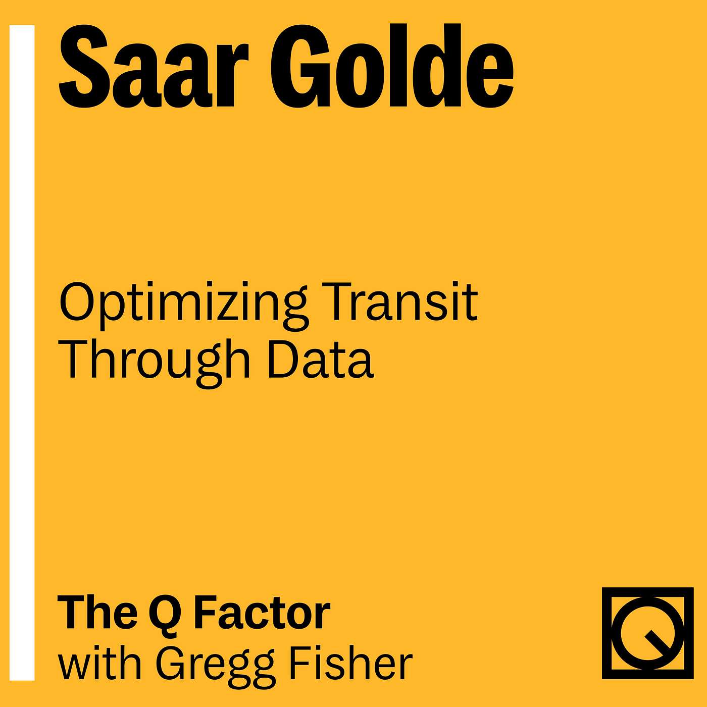Optimizing Transit Through Data: Saar Golde