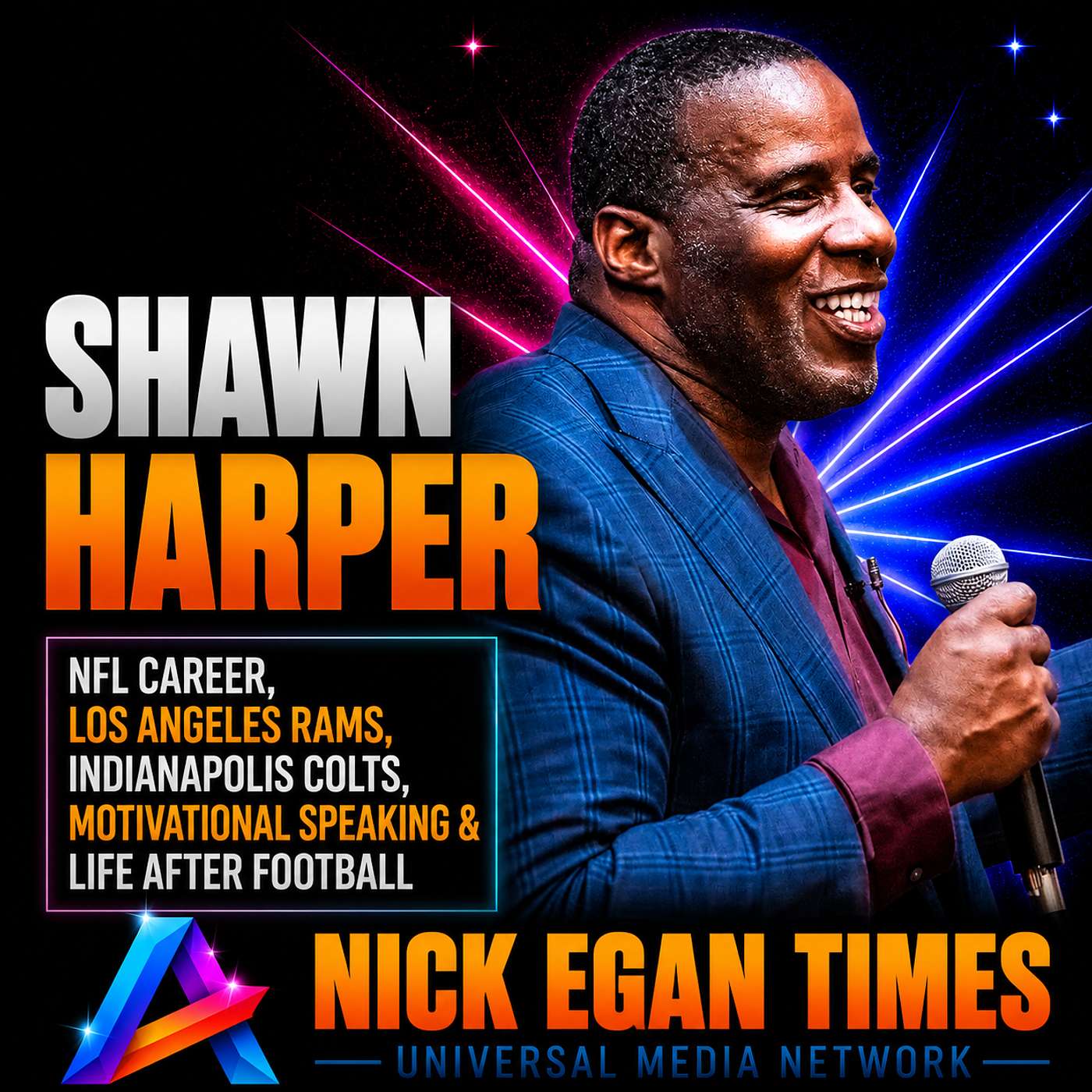 Shawn Harper NFL Career, Los Angeles Rams, Indianapolis Colts, Motivational Speaking & Life After Football | Nick Egan Times episode artwork